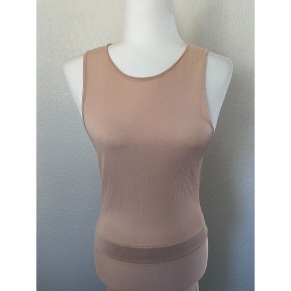 A.L.C. Rose Light Pink Knit Sleeveless Dress Size Large - Picture 5 of 14